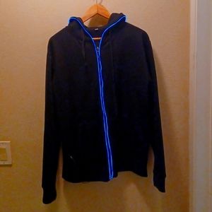 Black LED Light Hoodie